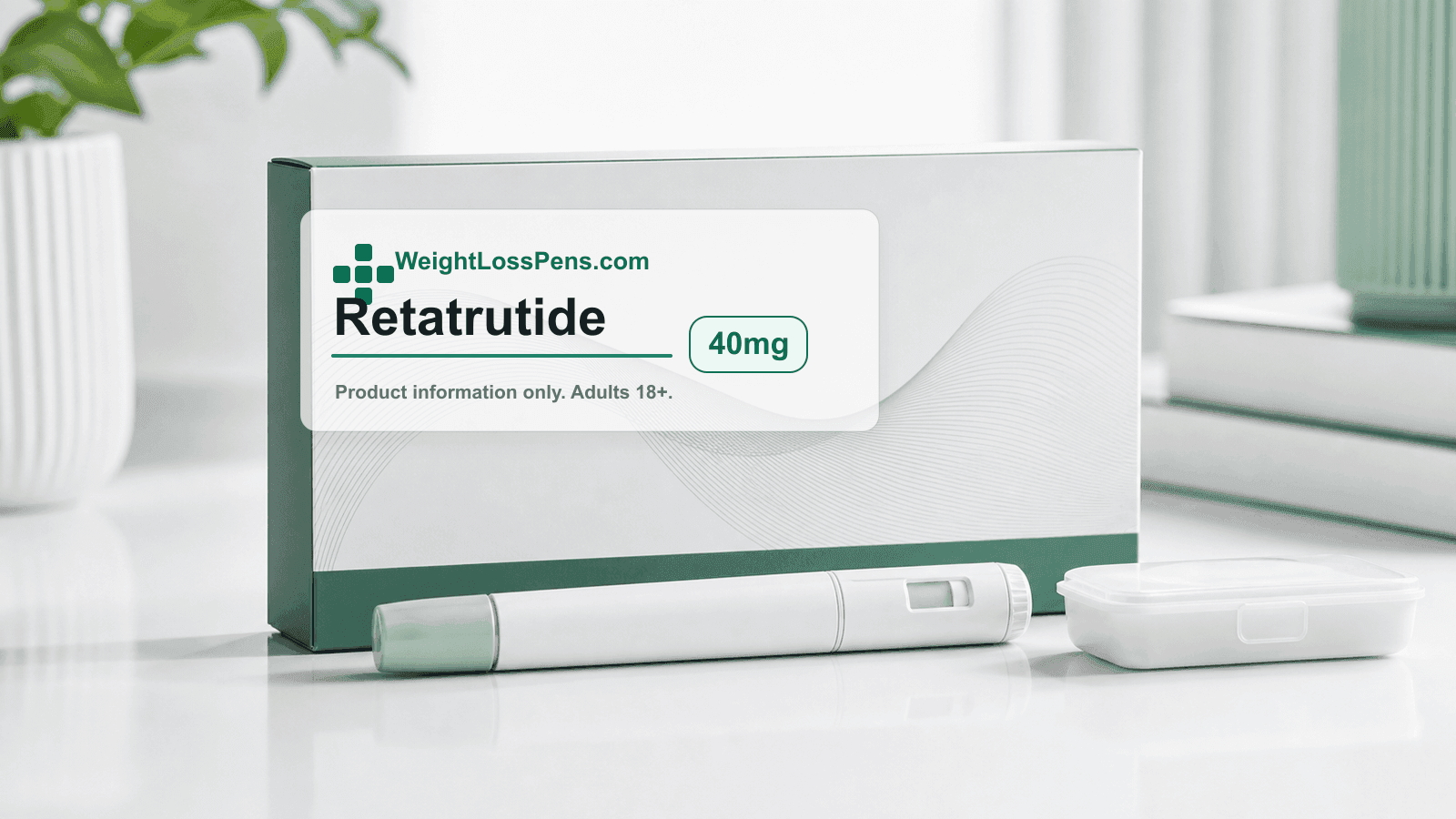 Branded WeightLossPens.com packaging image for the Retatrutide 40mg listing